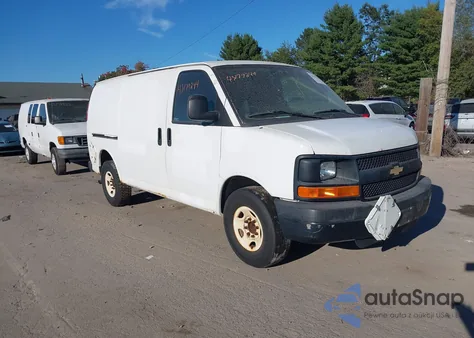 2014 Chevrolet Express 2500 Work Van из США, поврежденный, VIN 1GCWGFCAXE1207557